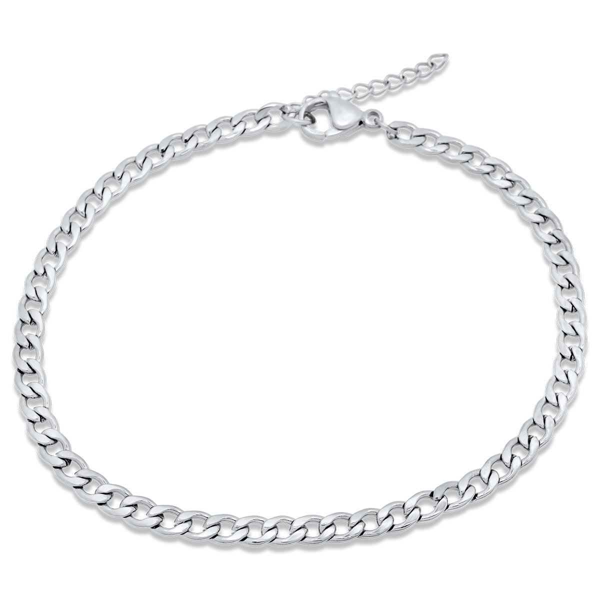 Static Silver Bracelet 4MM Βραχιόλι από ανοξείδωτο ατσάλι 316L